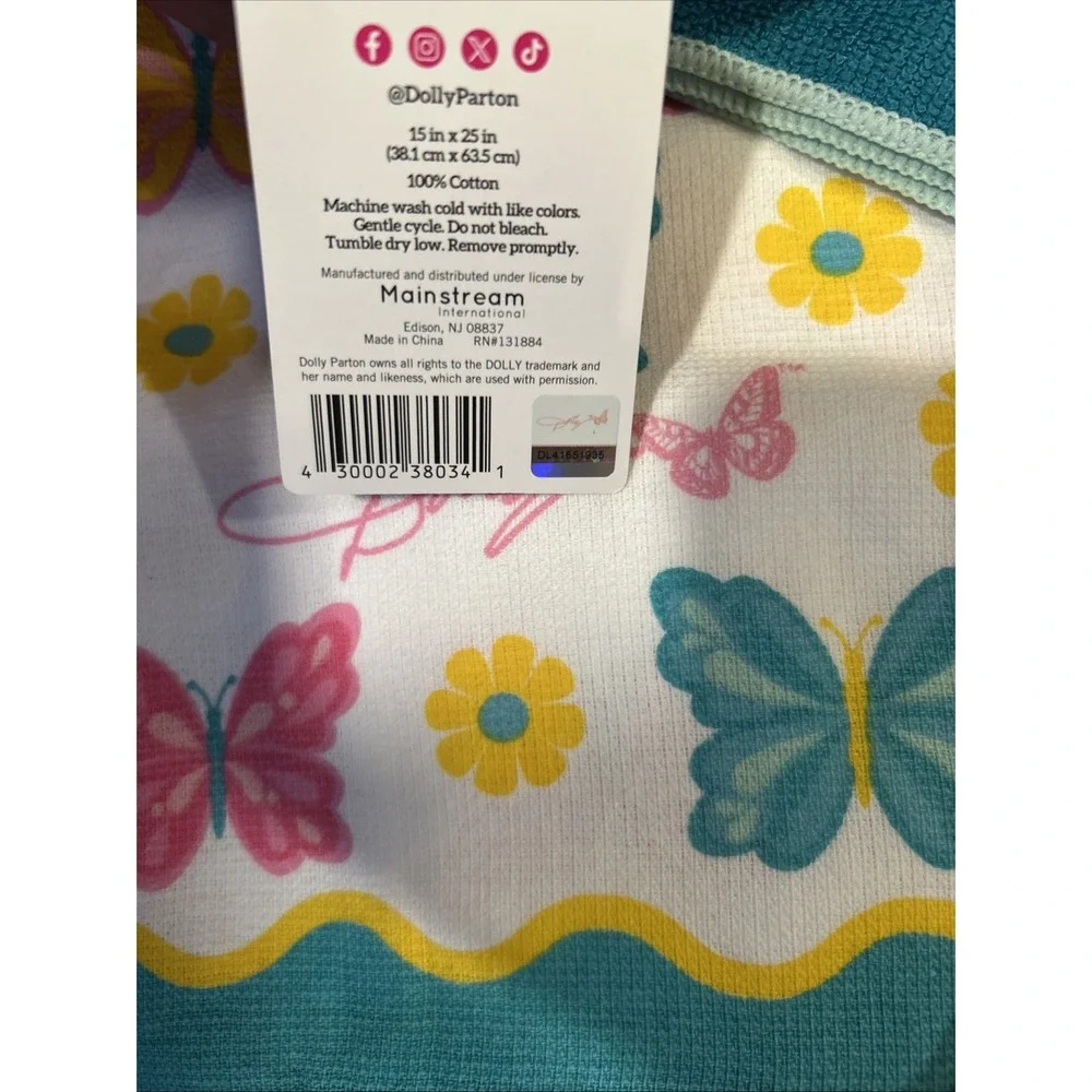 Dolly Parton‎ Summer 2026 Collection Kitchen Towel & Dish Cloth Set
